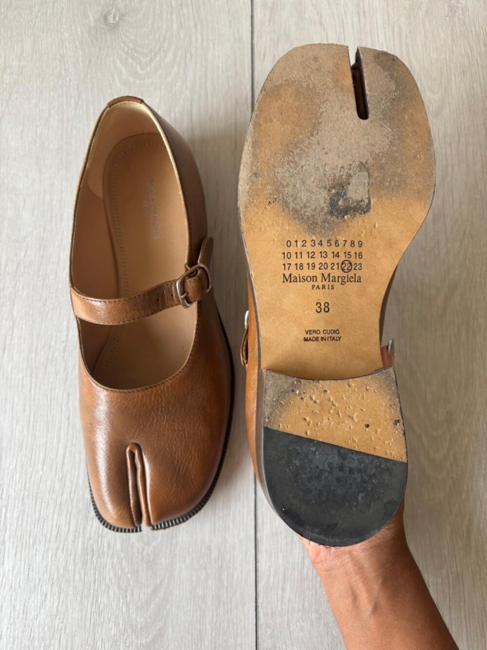 Rare Maison Margiela Tabi Mary Jane Flats - Picture 10 of 10